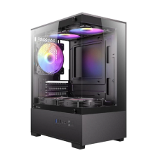 Antec VCX100M ARGB Mini Tower Black (Tempered Glass Window) Micro-ATX Gaming Desktop Case